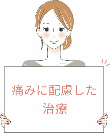 痛みの少ない治療を望まれる患者様へ