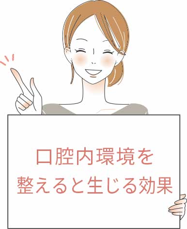 説明する女性イラスト