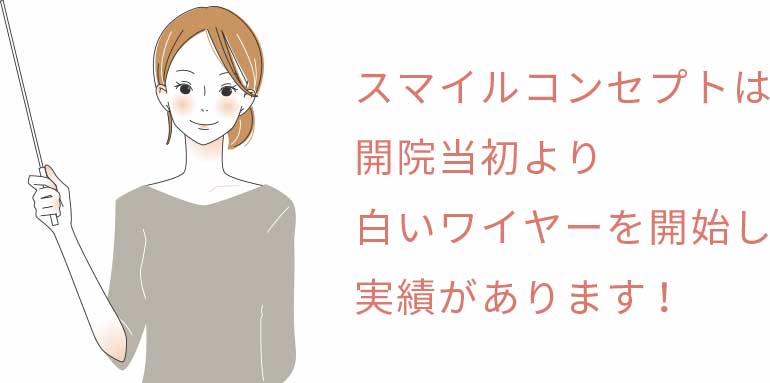 白いワイヤーも色々